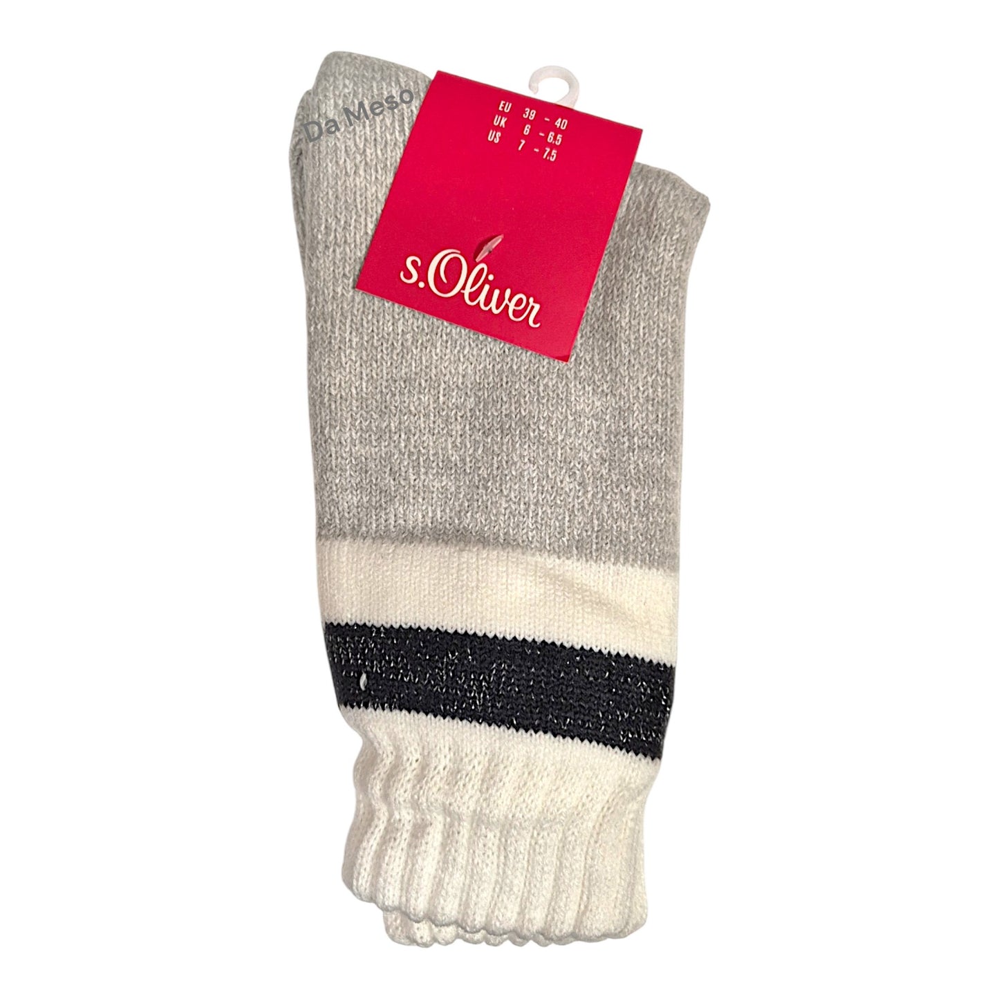 Kuschelsocken mit Noppen Teddyfellfütterung von s.Oliver Größe 41-42