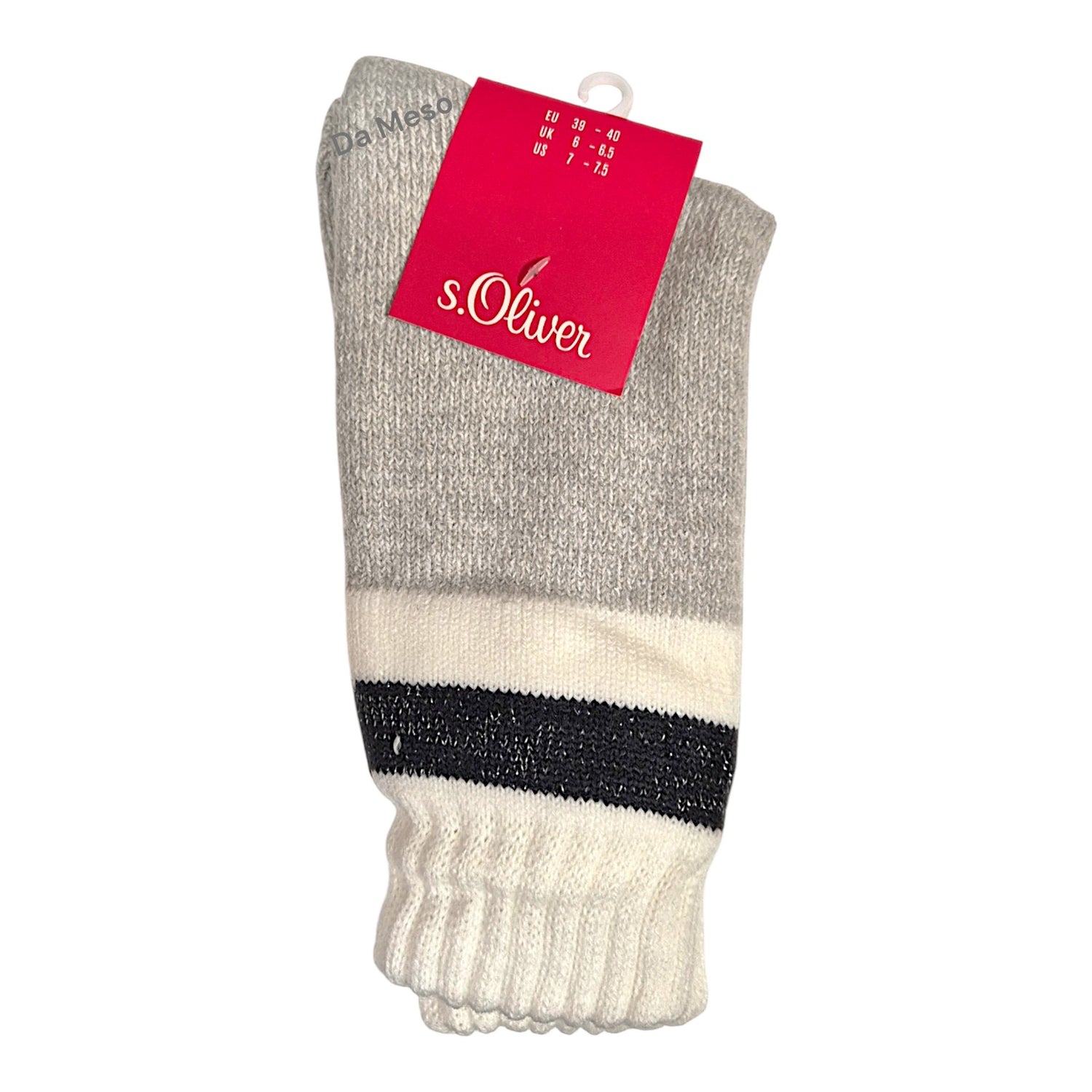 Kuschelsocken mit Noppen Teddyfellfütterung von s.Oliver Größe 41-42