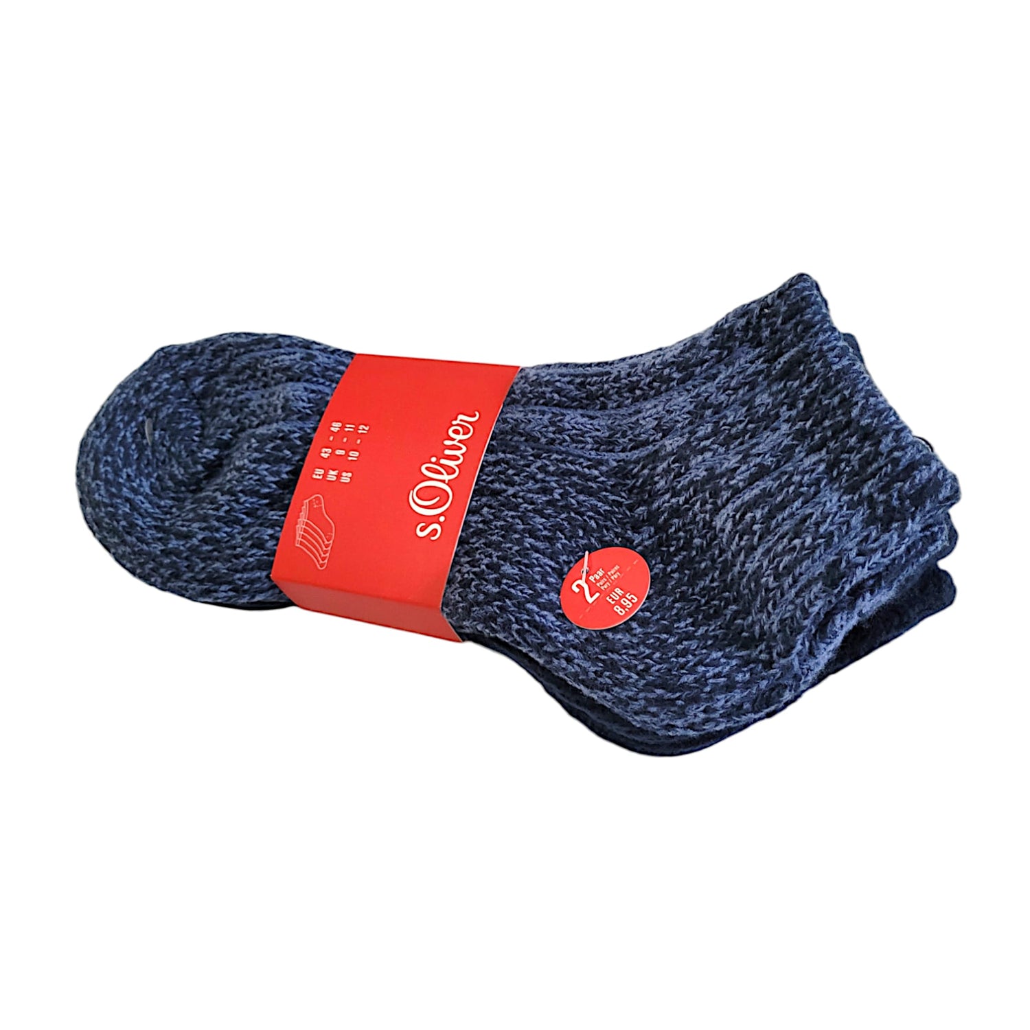 s.Oliver Socken 2er Pack Gr. 43-46 - Blau