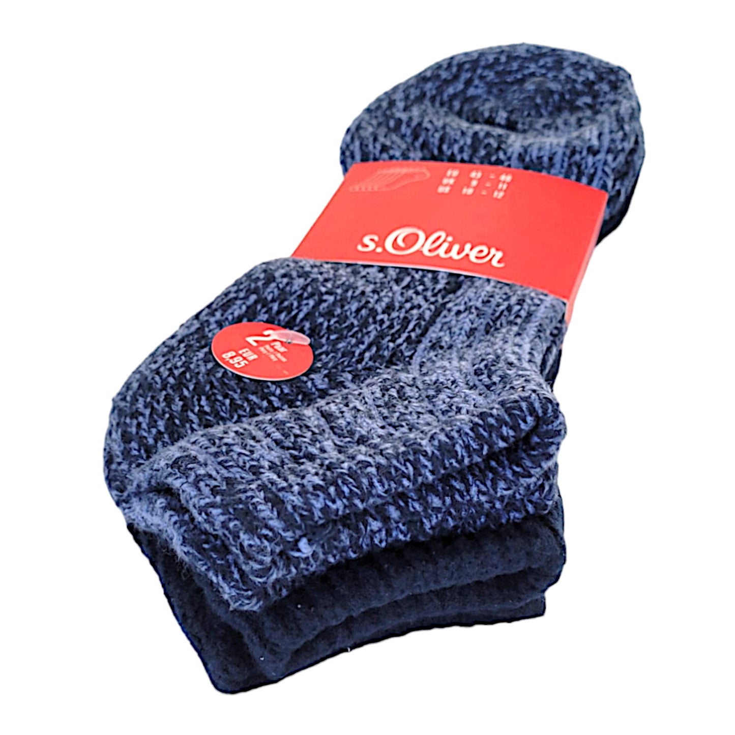 s.Oliver Socken 2er Pack Gr. 43-46 - Blau