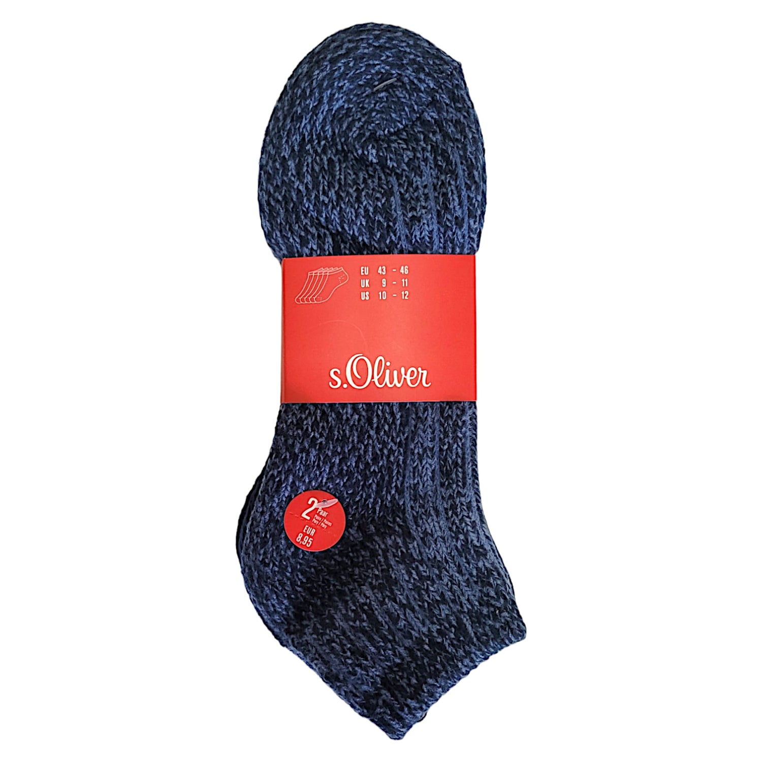 s.Oliver Socken 2er Pack Gr. 43-46 - Blau