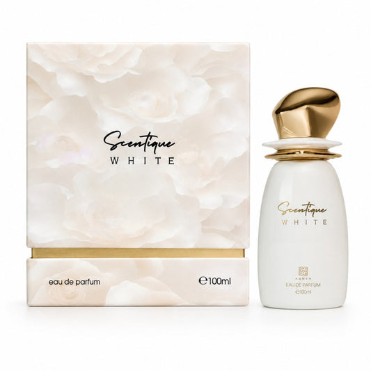 Ahmed Al Maghribi Scentique Eau de Parfum 100 ml – orientalisch-frischer Unisex-Duft mit Zitrus, Amber und Moschus