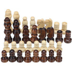 3-in-1 Brettspiel Set aus Holz 29,5 cm – Schach, Dame und Backgammon für Kinder und Erwachsene – Bild 2