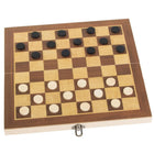 3-in-1 Brettspiel Set aus Holz 29,5 cm – Schach, Dame und Backgammon für Kinder und Erwachsene – Bild 5