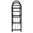 Schuhregal 4 Ebenen Aluminium Kunststoff schwarz chrom – Schuhständer für 8 Paar Schuhe, 57x51x19 cm – Bild 7