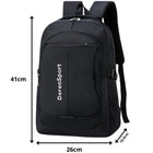 Da Meso Urbaner Schulrucksack 10 L Schwarz – Laptoprucksack mit 2 Fächern für Schule und Uni – Bild 6