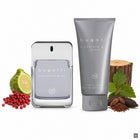 Bugatti Signature Grey for Man Geschenkset Eau de Toilette 100 ml + Duschgel 200 ml – holzig-würziger Herrenduft – Duftnoten