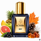 El Nabil SKY Parfum Öl Roll-On 5 ml – alkoholfreier Damenduft mit exotischen Früchten, weißen Blüten und Amber – Duftnoten