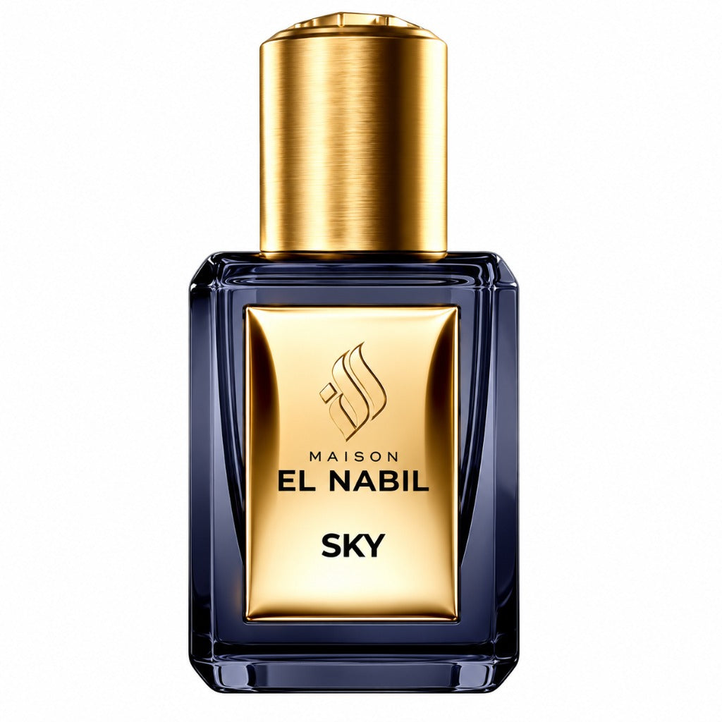 El Nabil SKY Parfum Öl Roll-On 5 ml – alkoholfreier Damenduft mit exotischen Früchten, weißen Blüten und Amber