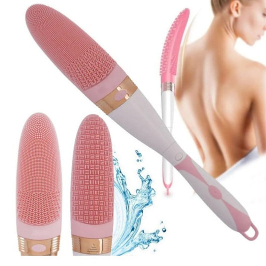 Elektrische Rückenbürste & Körpermassagebürste aus Silikon - wasserdicht