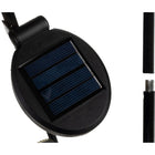 Solar Gartenleuchte Pfau LED mit Erdspieß 110 cm – warmweiße Solarlampe Gartendeko aus Metall – Bild 9