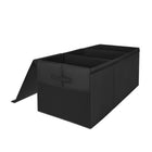 Spielzeugkiste Schwarz XXL 94 cm 132 l – faltbarer Kinder-Organizer mit Deckel und Netztaschen – Bild 4