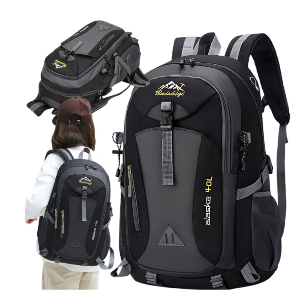 Sportrucksack 40L in Blau – Trekkingrucksack für Wandern, Camping und Outdoor, 50x25x18 cm – Bild 8