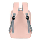 Grauer Sportrucksack mit Laptopfach, USB-Anschluss, gepolsterten Schultergurten und großem Stauraum für Schule, Universität, Arbeit, Reisen und Handgepäck im Flugzeug