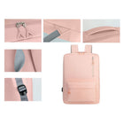 Grauer Sportrucksack mit Laptopfach, USB-Anschluss, gepolsterten Schultergurten und großem Stauraum für Schule, Universität, Arbeit, Reisen und Handgepäck im Flugzeug