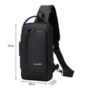 Stadtrucksack Sling Bag mit USB & Zahlenschloss - Diebstahlsicher