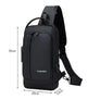 Stadtrucksack Sling Bag mit USB & Zahlenschloss - Diebstahlsicher