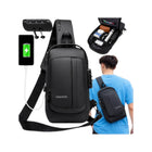 Stadtrucksack Sling Bag mit USB & Zahlenschloss - Diebstahlsicher