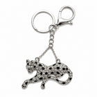 Strass Leopard Schlüsselanhänger Glitzer Taschenanhänger Damen mit Strass-Steinen – Bild 2