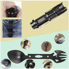 Trizand Survival Kit Bushcraft 32-teilig wasserdichtes Camping Outdoor Komplettset mit Feuerstarter Messer und Wärmedecke – Bild 9