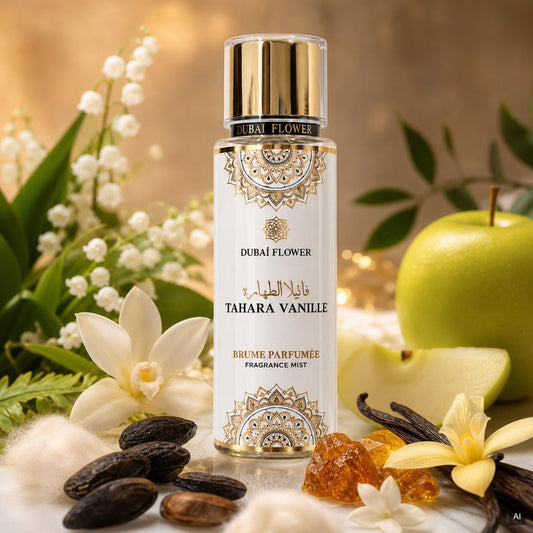 Tahara Vanilla Perfume Mist, Brume Parfumée, Duftnebel – Süß Blumig – Duftnoten