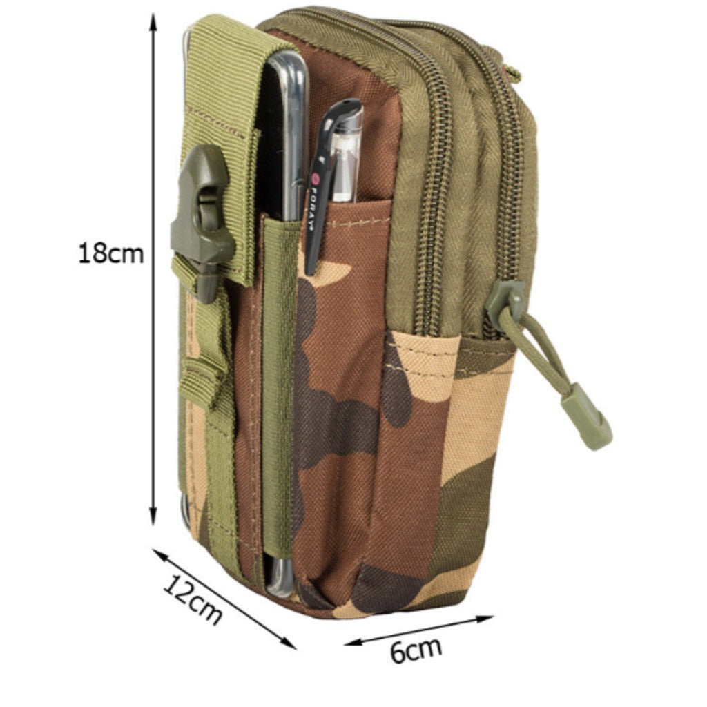 Taktische Molle-Gürteltasche Militärdesign moorgrün 18x12x6 cm – wasserdichte Outdoor-Hüfttasche für Wandern und Camp – Bild 6