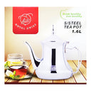 Royal Swiss Marokkanische Teekanne Caydanlik Silber Farbe 1,6L