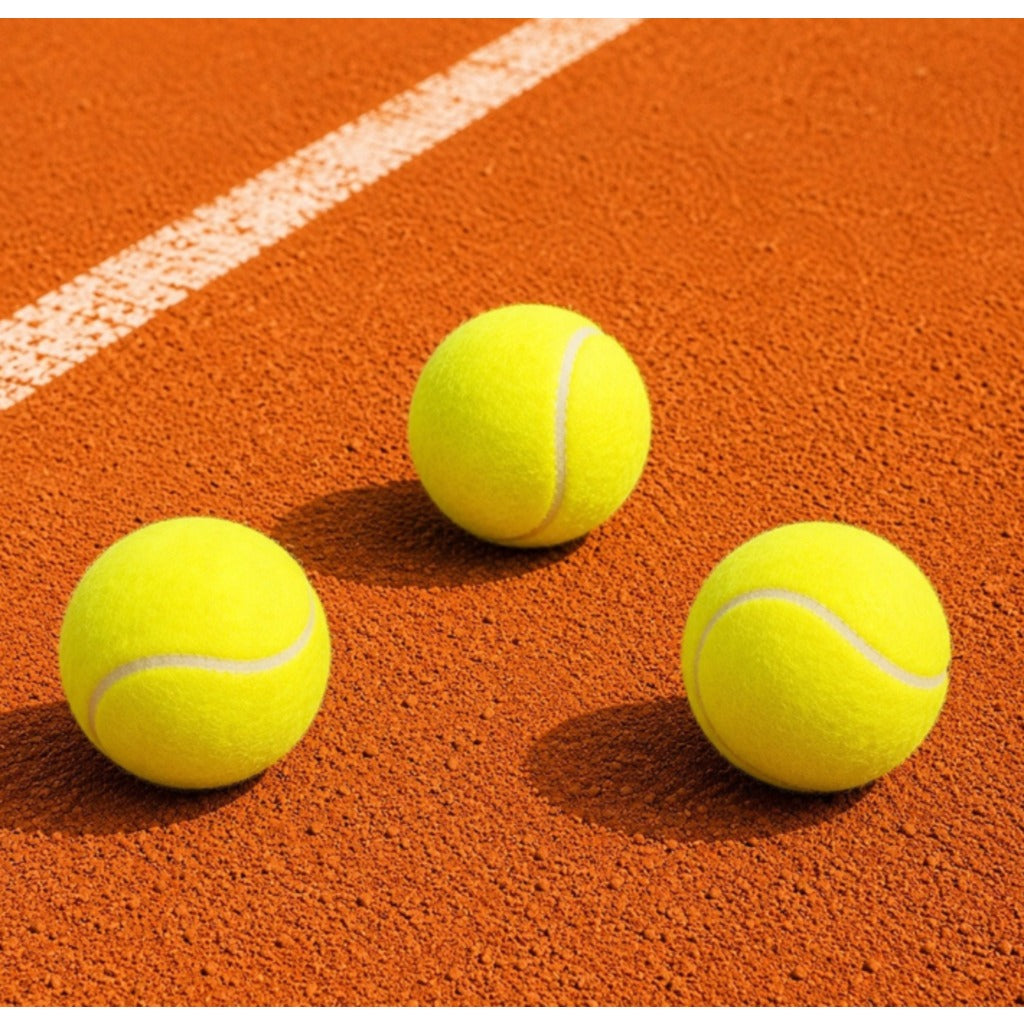 Tennisbälle 3er-Set Stage 1 grün – Filz-Trainingsbälle aus Kautschuk für Tennis, Training und Freizeit – Bild 2