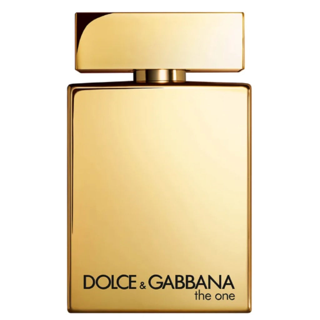DOLCE & GABBANA The One For Men Gold Intense Eau de Parfum 100 ml – holzig-würziger Herrenduft mit Salbei, Bergamotte und Pat
