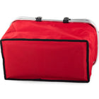 Thermo Picknickkorb faltbar 48x28x22 cm blau – isolierter Kühlkorb mit Alurahmen und Reißverschluss – Bild 6