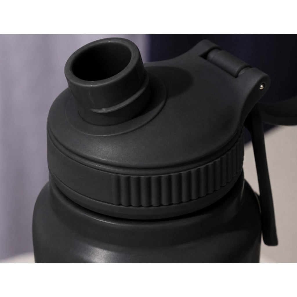 Thermobecher 700 ml mit Griff in Violett – doppelwandiger Isolierbecher aus Edelstahl SUS 304 für heiße und kalte Getränke – Bild 9