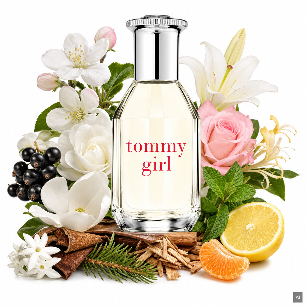 Tommy Hilfiger Tommy Girl Eau de Toilette 30 ml – blumig-fruchtiger Damenduft mit Apfelbaumblüte, Rose und Sandelholz – Duftn