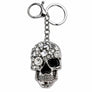 Skull keychain with rhinestones – Bag charm for women