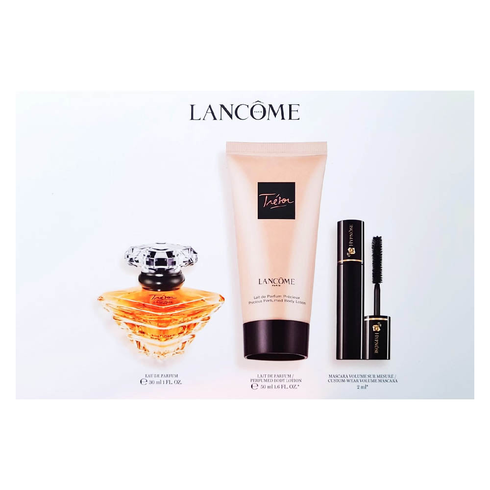 LANCÔME Trésor Set 30ml EDP Mascara Hypnôse 50ml BL