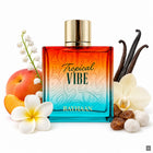 Rayhaan Tropical Vibe Eau de Parfum 100 ml – fruchtig-tropischer Unisex-Duft mit Moschus und Vanille – Duftnoten