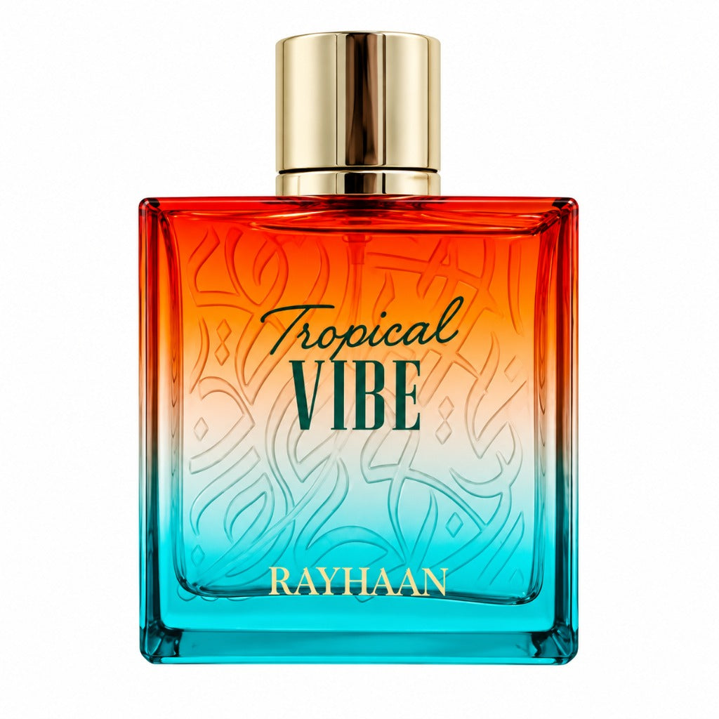 Rayhaan Tropical Vibe Eau de Parfum 100 ml – fruchtig-tropischer Unisex-Duft mit Moschus und Vanille
