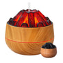 Ultraschall Luftbefeuchter mit LED-Licht & USB – Aroma Diffuser 300 ml