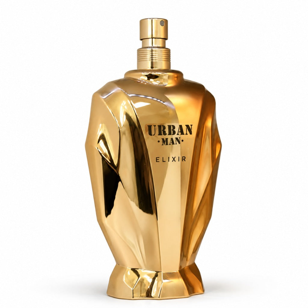 Fragrance World Urban Man Elixir Eau de Parfum 90 ml – orientalisch-süßer Herrenduft mit Lavendel, Vanille und Honig
