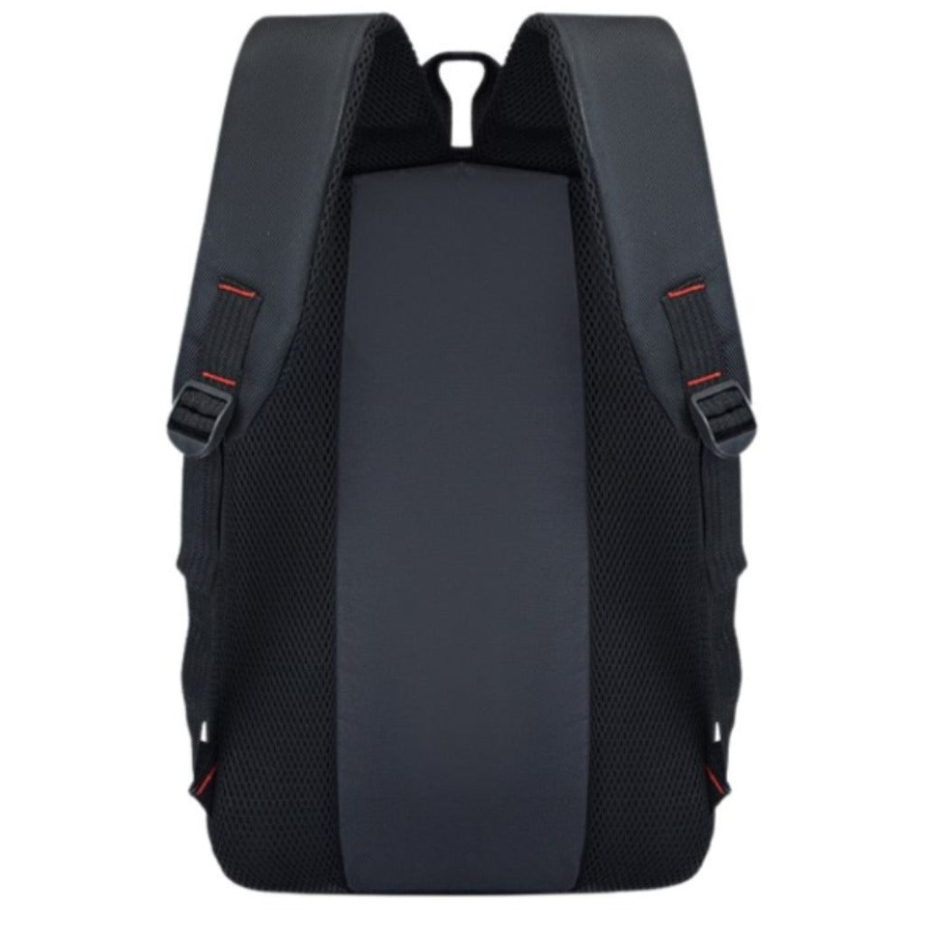 Urbaner Schulrucksack 15 Liter Schwarz – Laptoprucksack mit 3 Fächern, 45x28x12 cm, für Schule und Uni – Bild 5