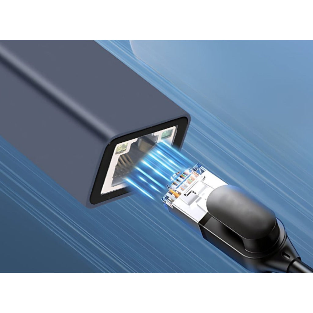 USB 3.0 Ethernet Adapter RJ45 100 Mbps LAN Netzwerkadapter in Grau – Plug and Play für Laptop und PC – Bild 10