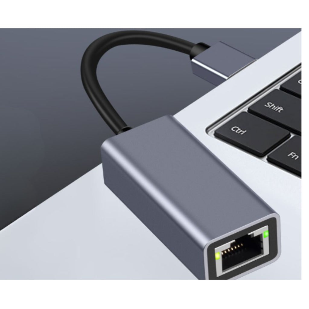 USB 3.0 Ethernet Adapter RJ45 100 Mbps LAN Netzwerkadapter in Grau – Plug and Play für Laptop und PC – Bild 12