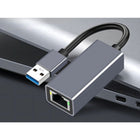 USB 3.0 Ethernet Adapter RJ45 100 Mbps LAN Netzwerkadapter in Grau – Plug and Play für Laptop und PC – Bild 6