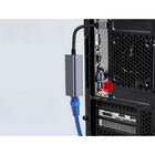 USB 3.0 Ethernet Adapter RJ45 100 Mbps LAN Netzwerkadapter in Grau – Plug and Play für Laptop und PC – Bild 7