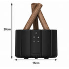 USB Luftbefeuchter mit Flammeneffekt Ultraschall Aroma Diffuser LED-Kamin 250 ml Fernbedienung RGB schwarz weiss – Bild 9