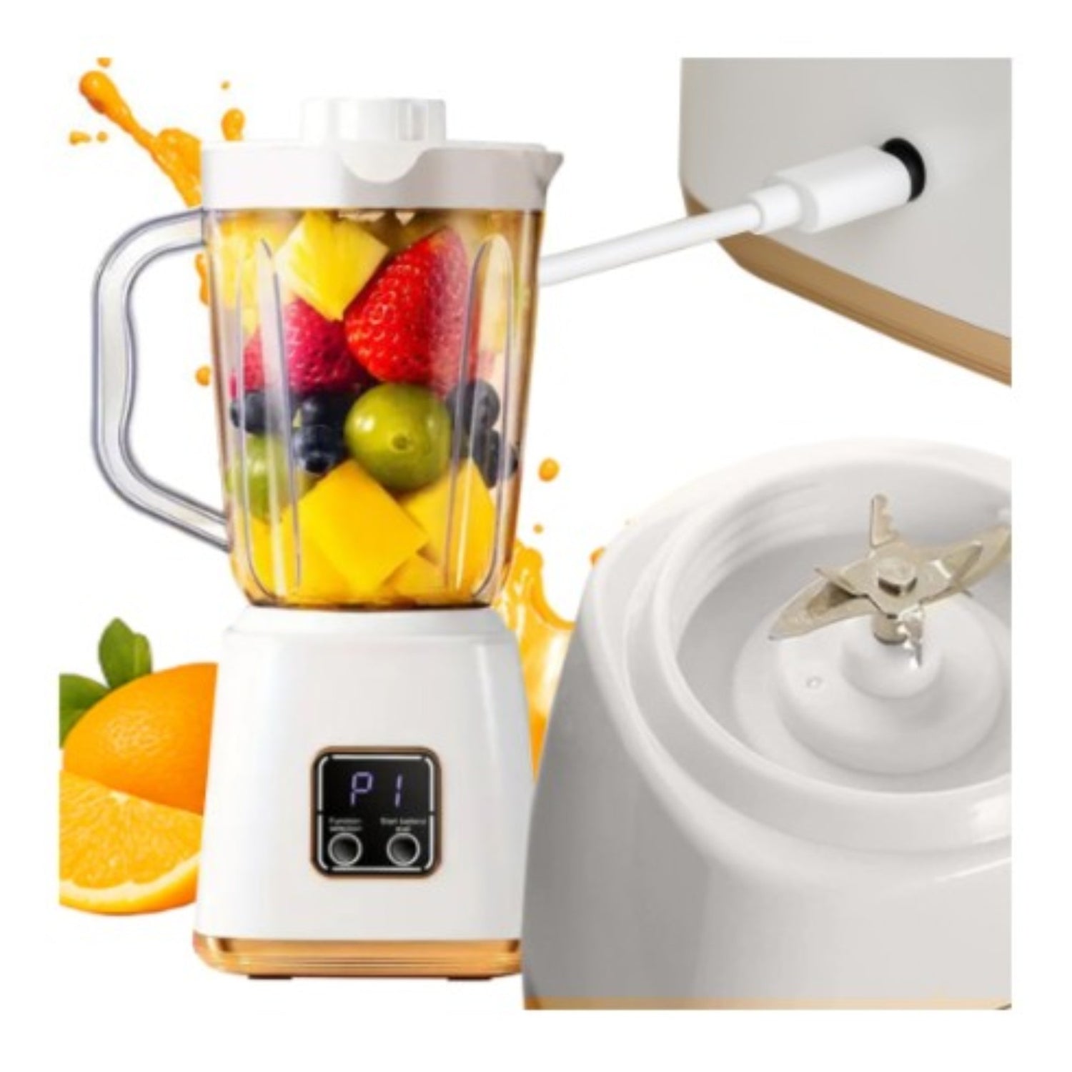Tragbarer Smoothie Mixer USB Kabellos – Mini Blender Becher