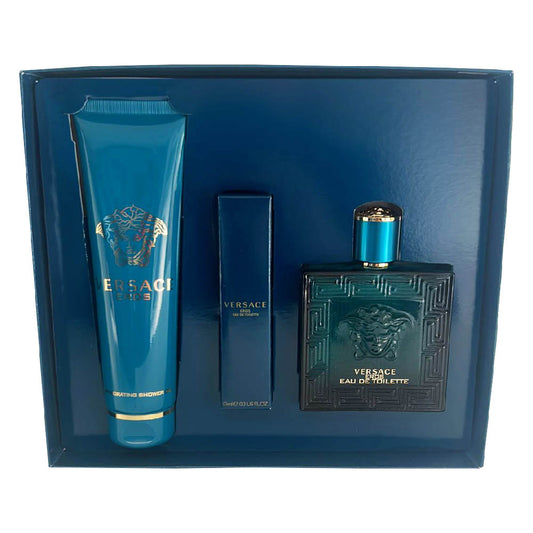 Versace Eros Set EDT 100ml + EDT 10ml + SG 150ml 