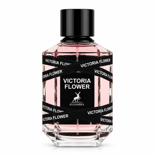 Maison Alhambra Victoria Flower Eau de Parfum 100 ml – blumig-orientalischer Damenduft mit Jasmin, Rose und Vanille
