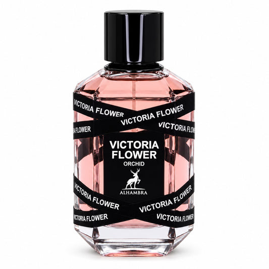 Maison Alhambra Victoria Flower Orchid Eau de Parfum 100 ml – blumig-süßer Damenduft mit Orchidee und Vanille