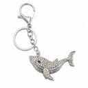 Wal Schlüsselanhänger mit Strass – Glitzer Taschenanhänger