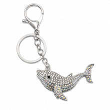 Wal Schlüsselanhänger mit Strass – Glitzer Taschenanhänger